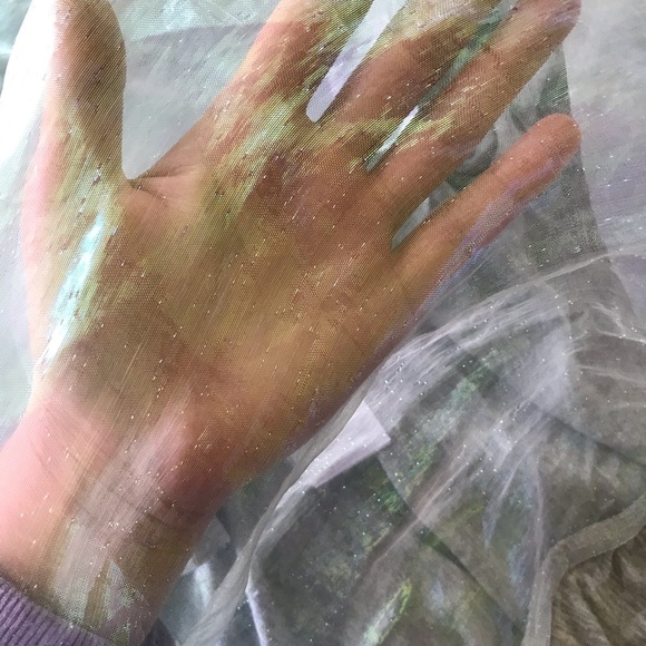 Mink pink tee with transparent back - Picture 4 of 5